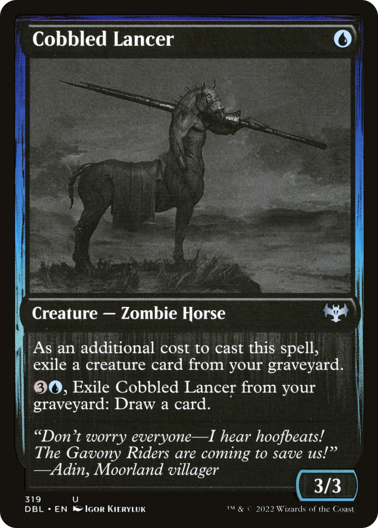 Cobbled Lancer (DBL-319) - Innistrad: Double Feature Foil
