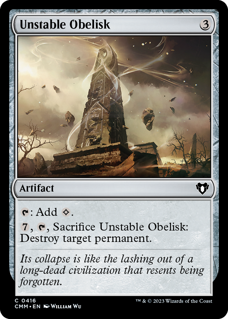 Unstable Obelisk (CMM-416) - Commander Masters