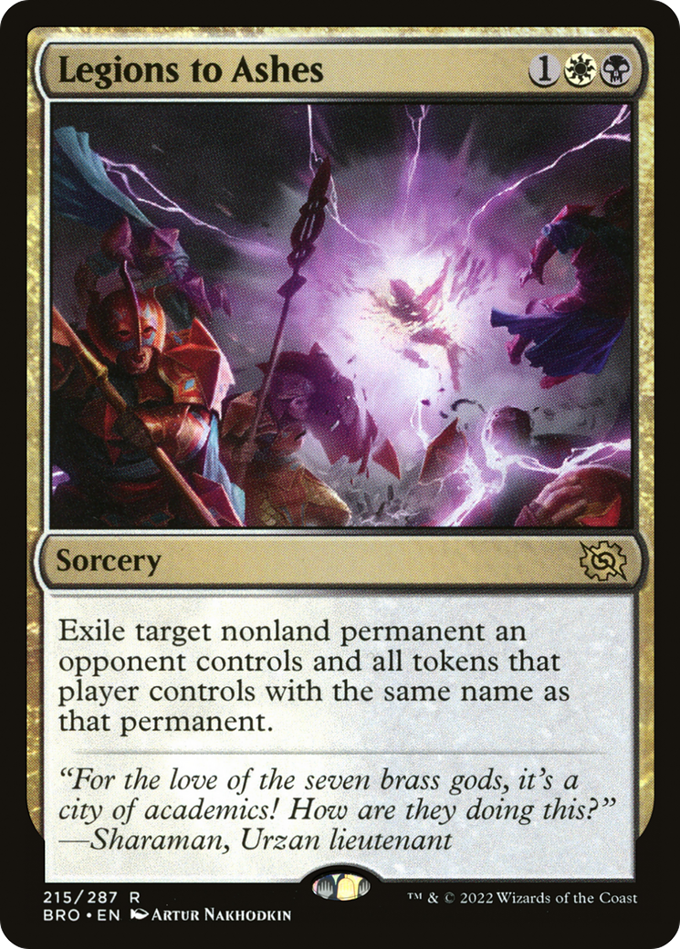 Legions to Ashes (BRO-215) - The Brothers' War Foil