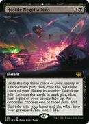 Hostile Negotiations (BRO-329) - The Brothers' War: (Extended Art) Foil
