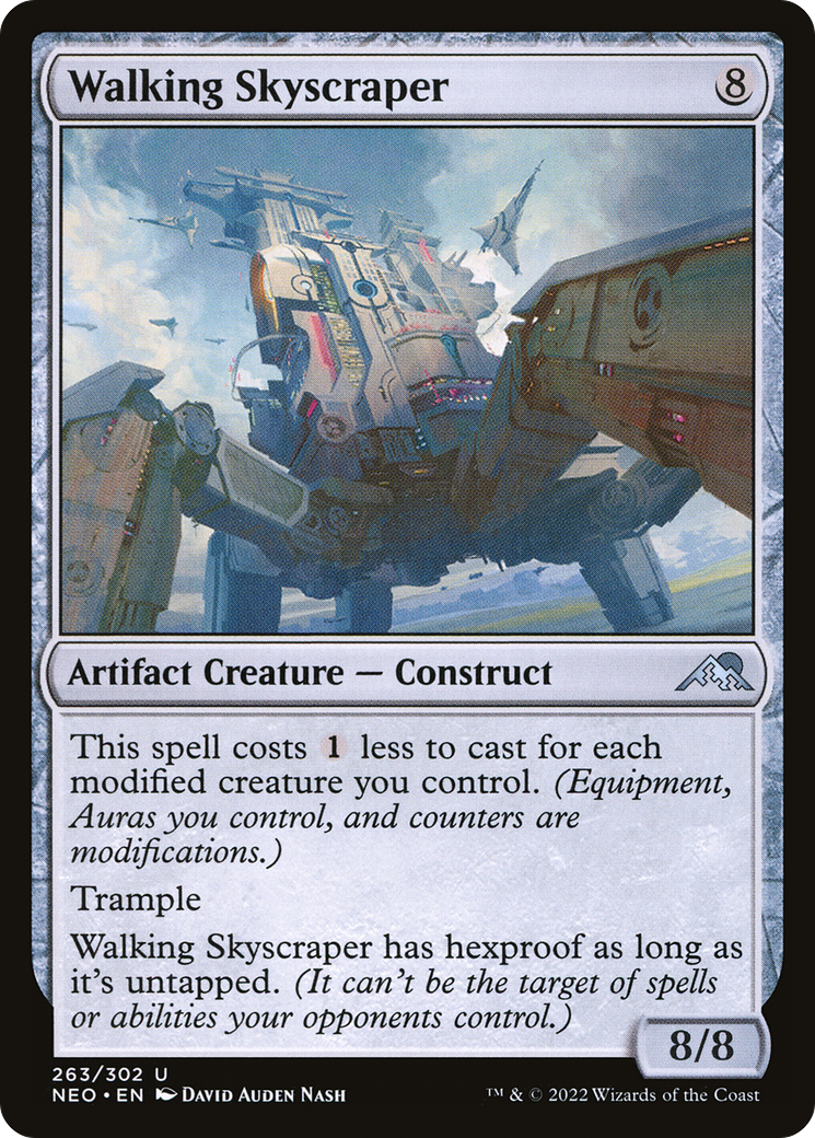 Walking Skyscraper (NEO-263) - Kamigawa: Neon Dynasty Foil