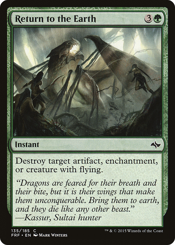 Return to the Earth (FRF-135) - Fate Reforged Foil