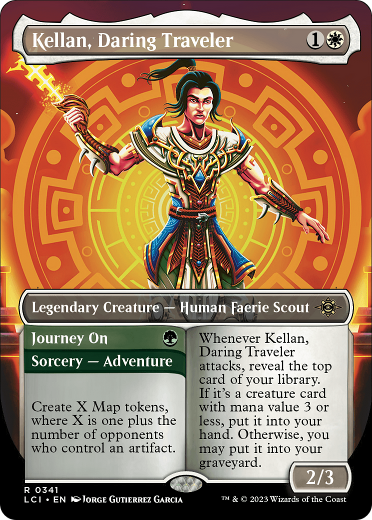 Kellan, Daring Traveler // Journey On (LCI-341) - The Lost Caverns of Ixalan (Borderless)