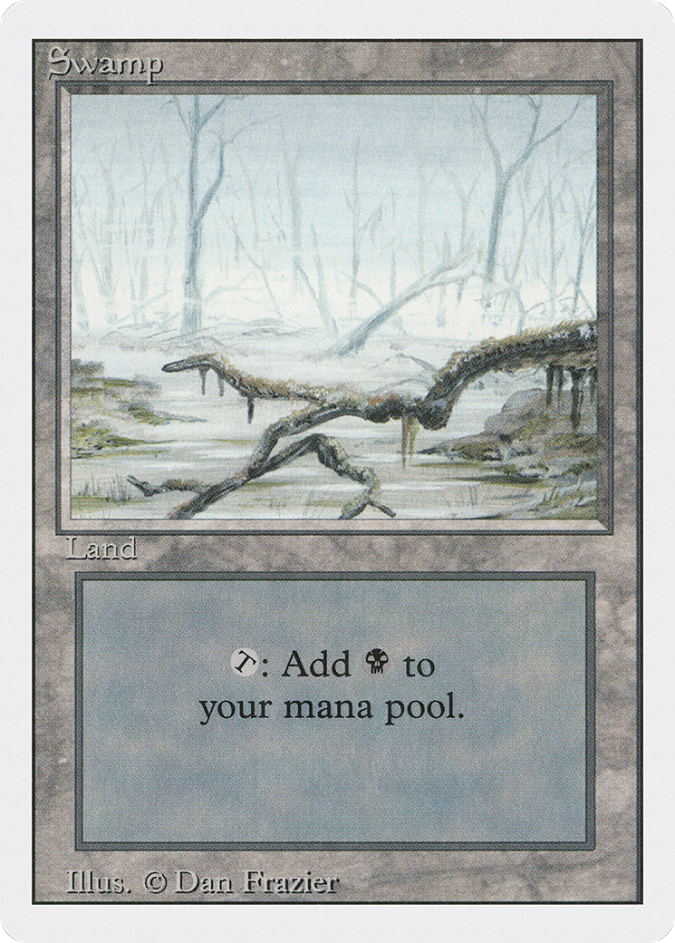Swamp (3ED-298) - Revised Edition