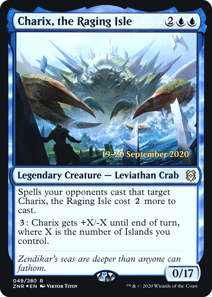 Charix, the Raging Isle (PRE-49S) - Zendikar Rising Promos Foil