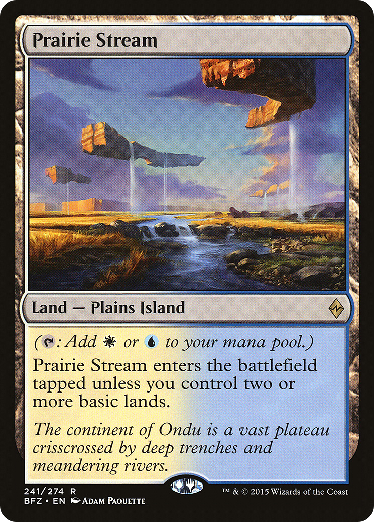 Prairie Stream (BFZ-241) - Battle for Zendikar