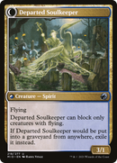 Devoted Grafkeeper // Departed Soulkeeper (MID-218) - Innistrad: Midnight Hunt: (Double Faced Transform)