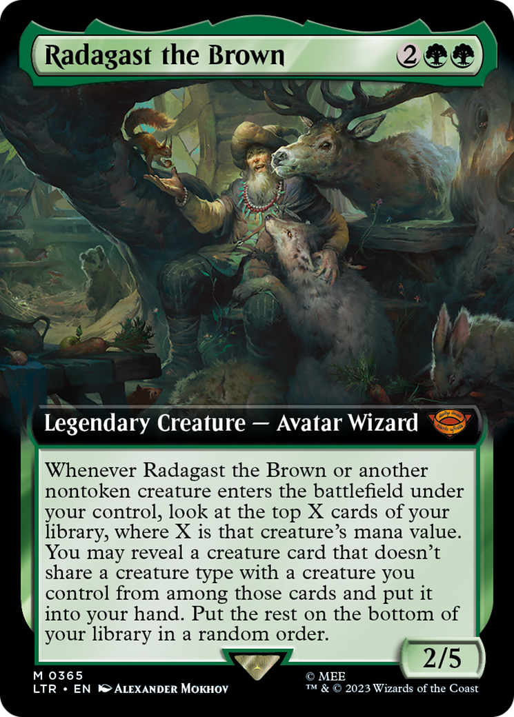 Radagast the Brown (LTR-365) - The Lord of the Rings: Tales of Middle-earth: (Extended Art) Foil