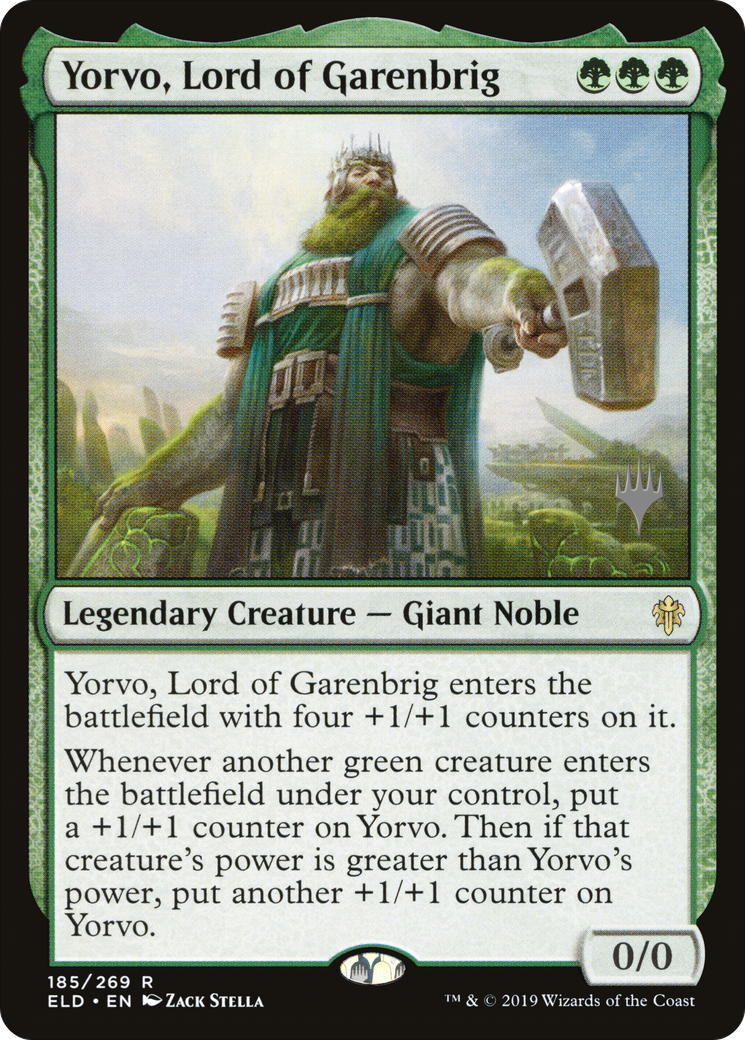 Yorvo, Lord of Garenbrig (PPELD-185) - Throne of Eldraine Promos Foil