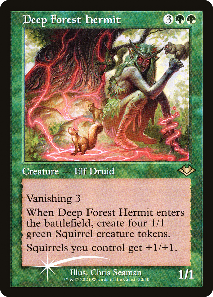 Deep Forest Hermit (MH1-020) - Modern Horizons 1 Timeshifts Foil