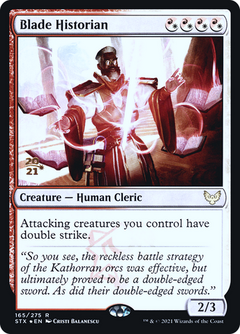 Blade Historian (PRE-165) - Strixhaven: School of Mages Promos Foil