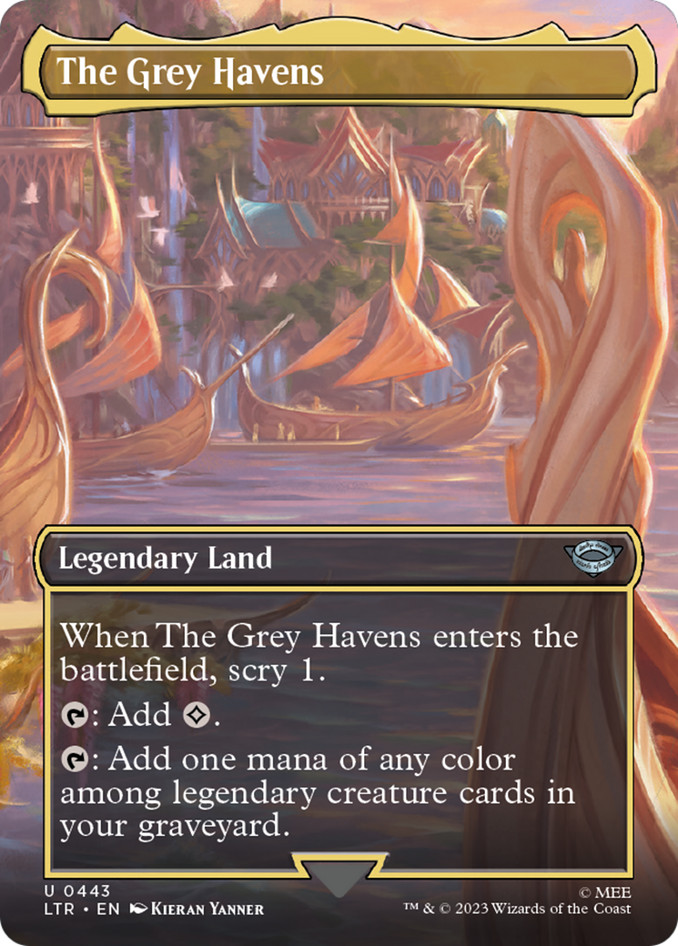 The Grey Havens (LTR-443) - The Lord of the Rings: Tales of Middle-earth (Borderless)