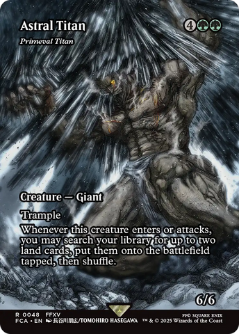 Primeval Titan (FCA-048) - FINAL FANTASY: Through the Ages / Astral Titan (Borderless)