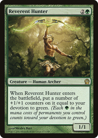 Reverent Hunter (THS-173) - Theros