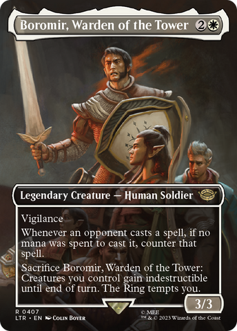 Boromir, Warden of the Tower (LTR-407) - The Lord of the Rings: Tales of Middle-earth (Borderless)