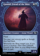 Gandalf, Friend of the Shire (LTR-800) - The Lord of the Rings: Tales of Middle-earth: (Showcase) (Borderless) Foil