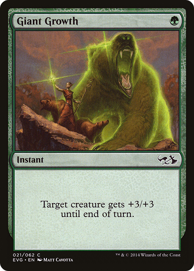 Giant Growth (DD3-) - Duel Decks Anthology: Elves vs. Goblins