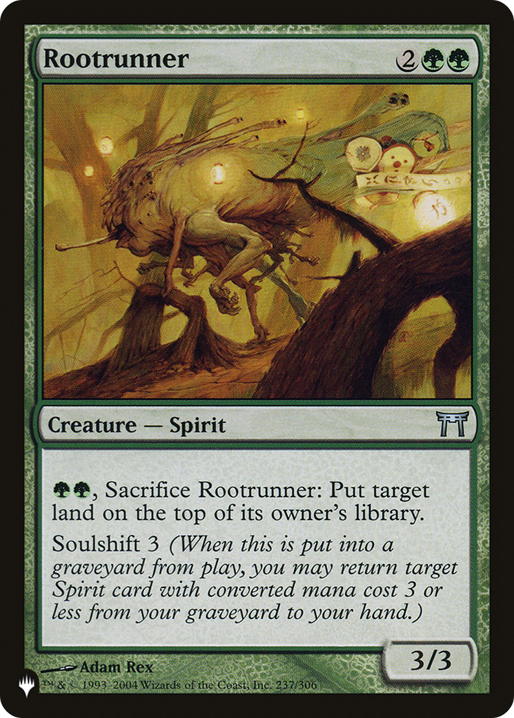 Rootrunner (LIST-CHK-237) - The List
