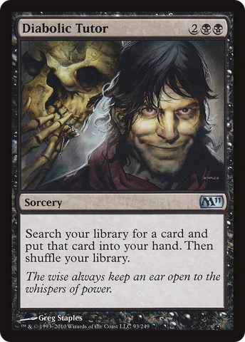 Diabolic Tutor (M11-093) - Magic 2011