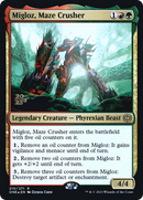 Migloz, Maze Crusher (PRE-210S) - Phyrexia: All Will Be One Promos Foil