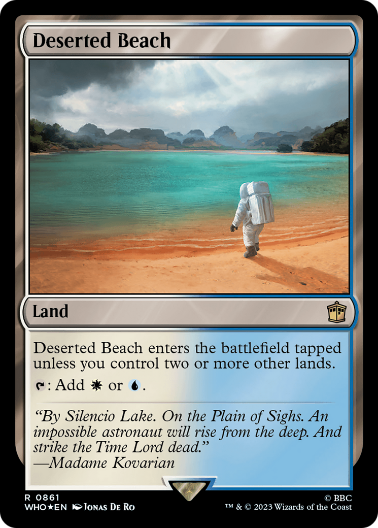 Deserted Beach (WHO-861) - Doctor Who Foil