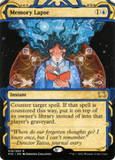 Memory Lapse (STA-016) - Strixhaven Mystical Archive: (Showcase) (Borderless) Foil