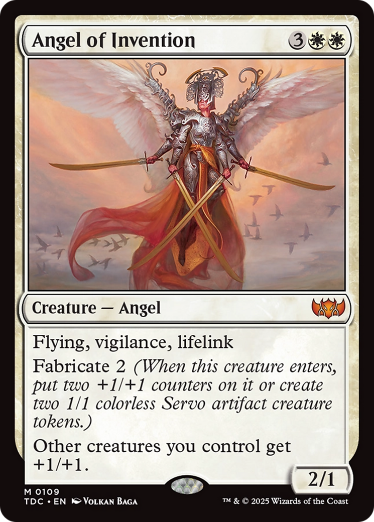 Angel of Invention (TDC-109) - Commander: Tarkir: Dragonstorm