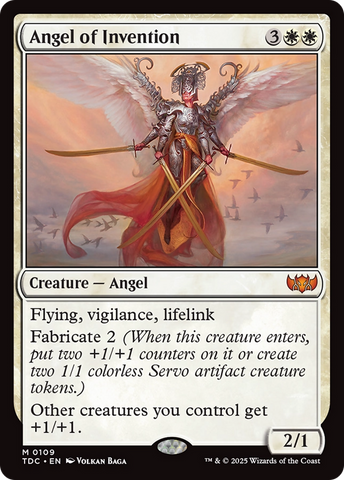 Angel of Invention (TDC-109) - Commander: Tarkir: Dragonstorm