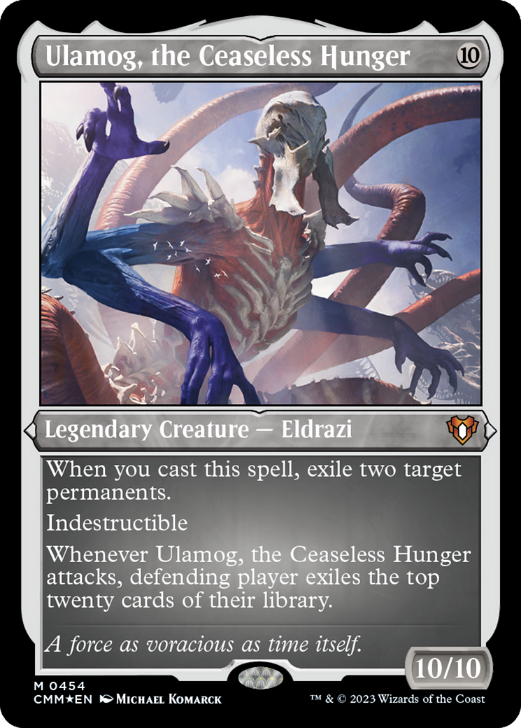 Ulamog, the Ceaseless Hunger (CMM-454) - Commander Masters Etched Foil