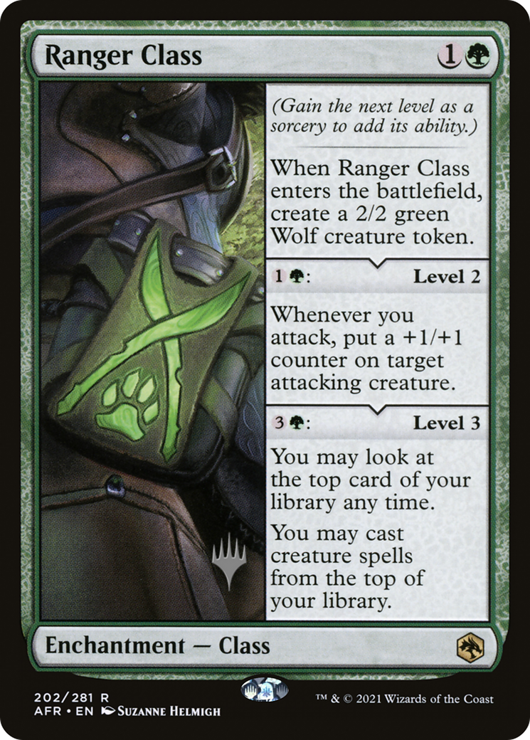 Ranger Class (PPAFR-202P) - Adventures in the Forgotten Realms Promos Foil