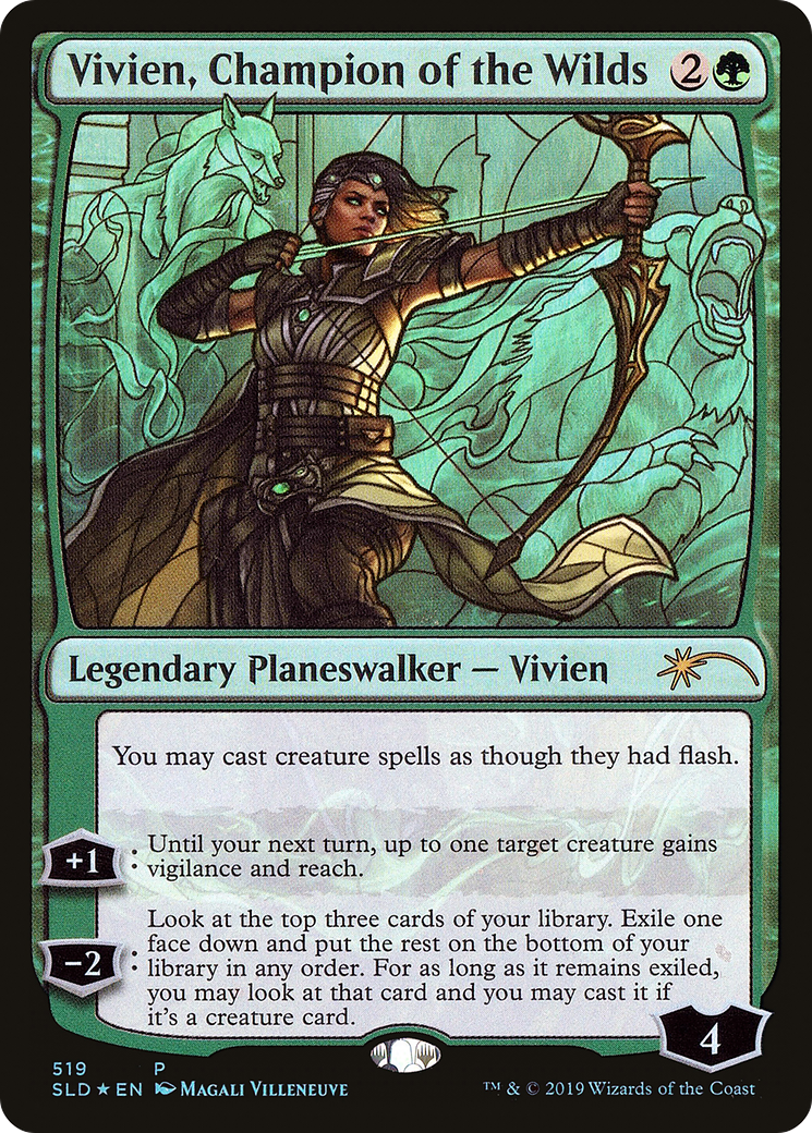 Vivien, Champion of the Wilds (SLD-519) - Secret Lair Drop Foil