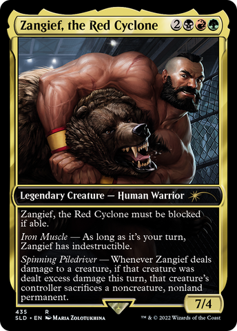 Maarika, Brutal Gladiator (SLD-435) - Secret Lair Drop / Zangief, the Red Cyclone Foil