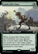 Loamcrafter Faun (WOC-055) - Wilds of Eldraine Commander: (Extended Art)