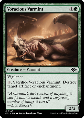 Voracious Varmint (OTJ-188) - Outlaws of Thunder Junction Foil