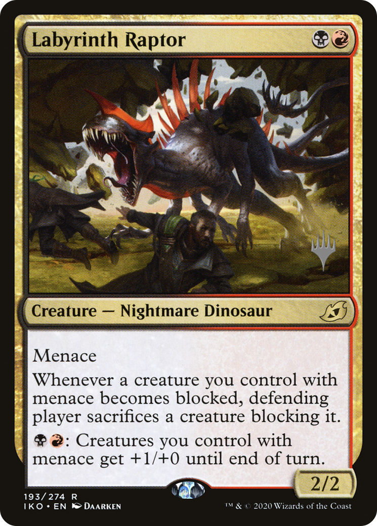 Labyrinth Raptor (PPIKO-193P) - Ikoria: Lair of Behemoths Promos