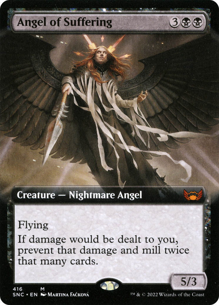 Angel of Suffering (SNC-416) - Streets of New Capenna: (Extended Art) Foil