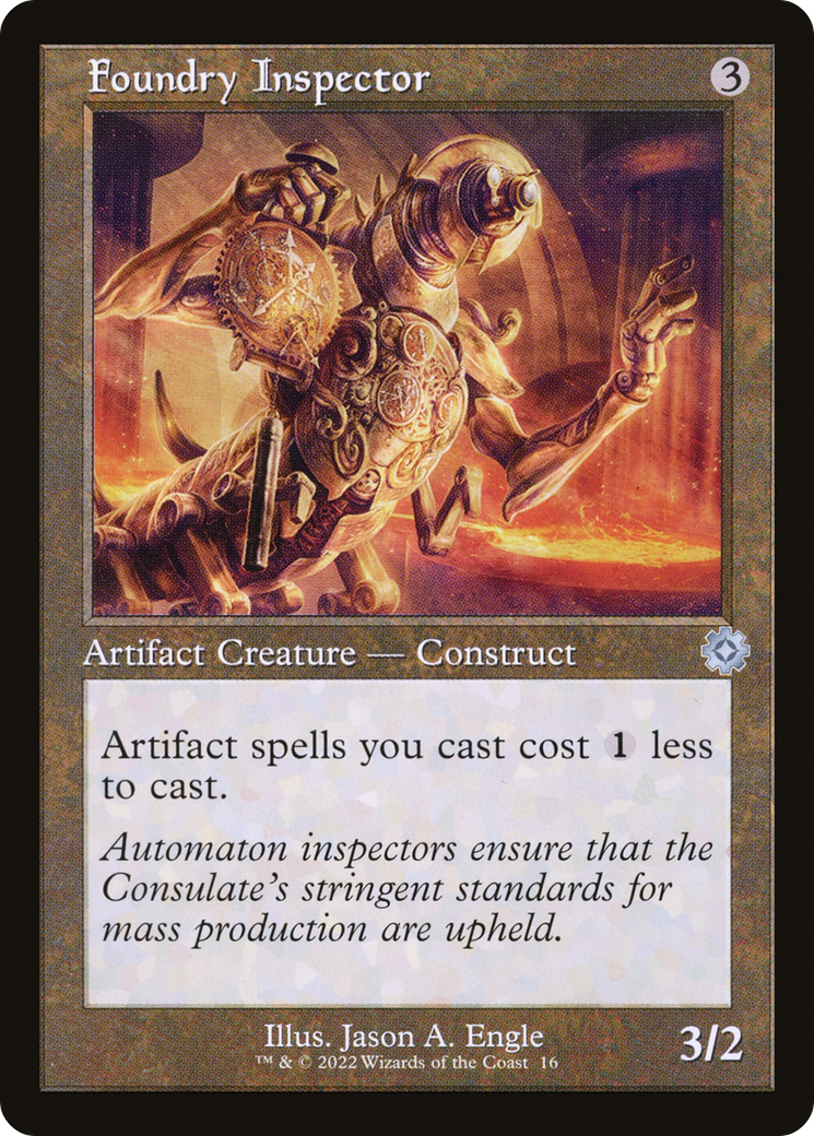 Foundry Inspector (BRR-016) - The Brothers' War Retro Artifacts