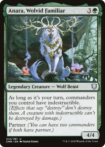 Anara, Wolvid Familiar (CMR-214) - Commander Legends