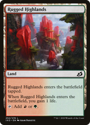 Rugged Highlands (IKO-252) - Ikoria: Lair of Behemoths Foil