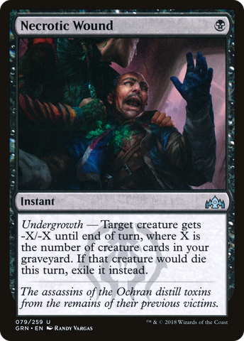Necrotic Wound (GRN-079) - Guilds of Ravnica