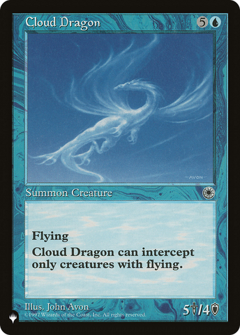 Cloud Dragon (LIST-POR-45) - The List