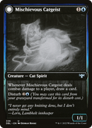 Mischievous Catgeist // Catlike Curiosity (DBL-336) - Innistrad: Double Feature: (Double Faced Transform)