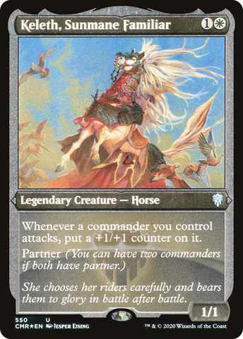 Keleth, Sunmane Familiar (CMR-550) - Commander Legends Foil