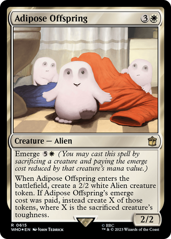 Adipose Offspring (WHO-615) - Doctor Who Foil
