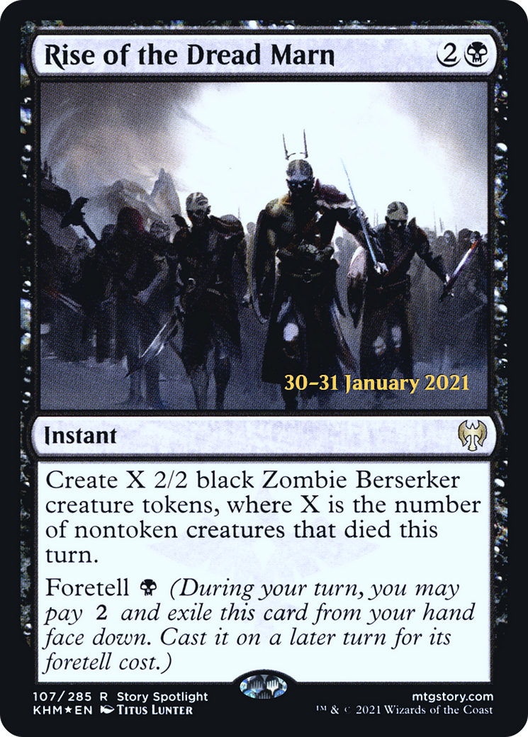 Rise of the Dread Marn (PRE-107) - Kaldheim Promos Foil