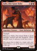Zalto, Fire Giant Duke (AFR-171) - Adventures in the Forgotten Realms Foil
