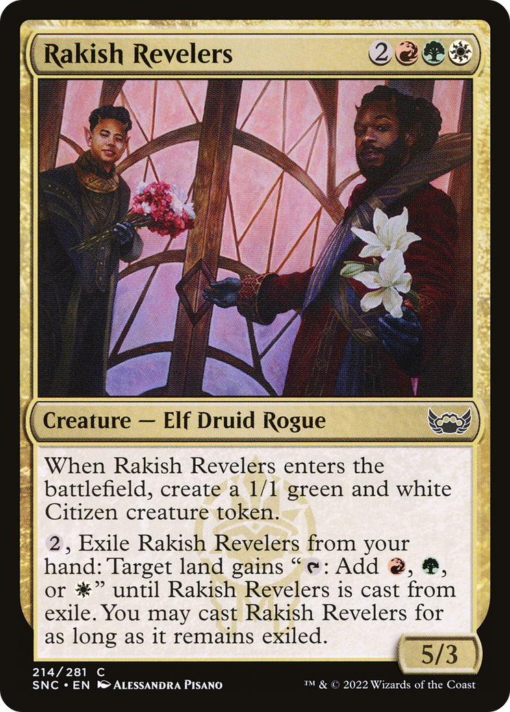 Rakish Revelers (SNC-214) - Streets of New Capenna Foil