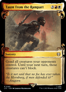 Taunt from the Rampart (LTC-481) - Tales of Middle-earth Commander: (Showcase)