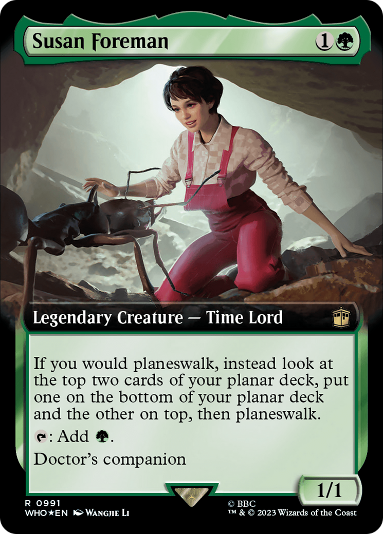 Susan Foreman (WHO-991) - Doctor Who: (Extended Art) Foil