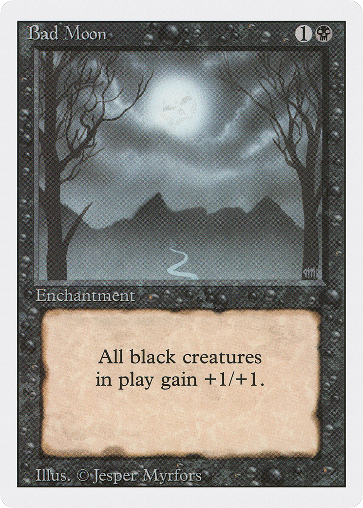 Bad Moon (3ED-094) - Revised Edition